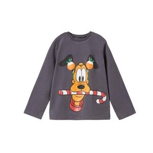 Zara Goofy long sleeve Holiday shirt